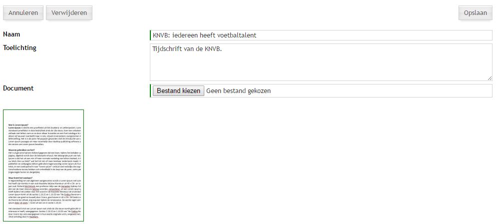 Algemeen - Documenten