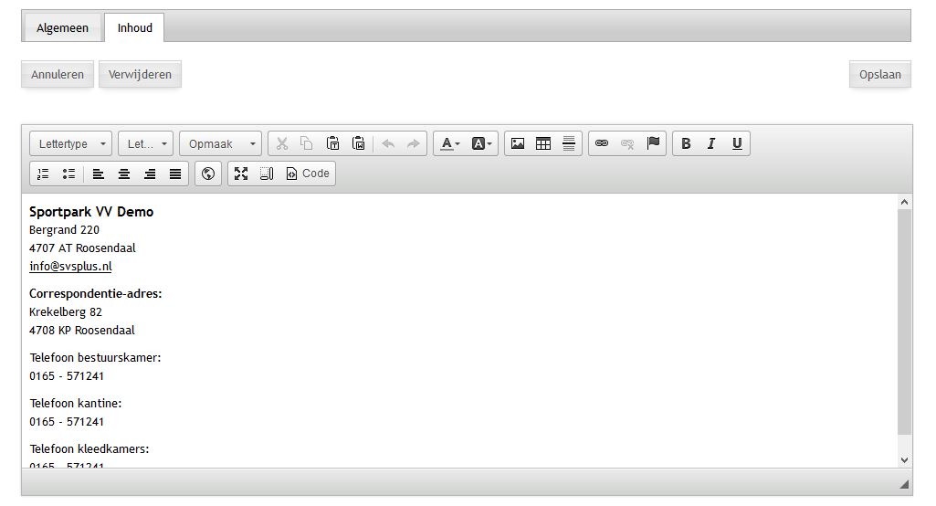 Website > Infoblokken