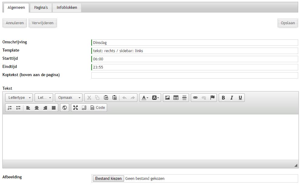Narrowcasting - Dagen