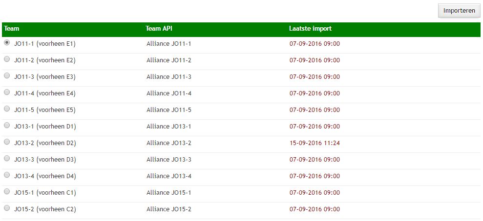 Narrowcasting - Importeren