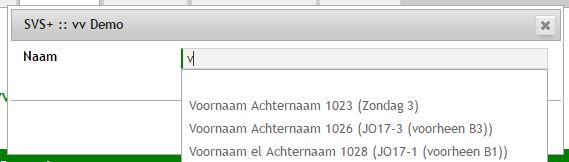 Wedstrijden - bewerken